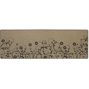 JVL Elegance Machine Washable Runner Mat, 50x150cm, Trailing Flower JVL Elegance Machine Washable Runner Mat, 50x150cm, Trailing Flower