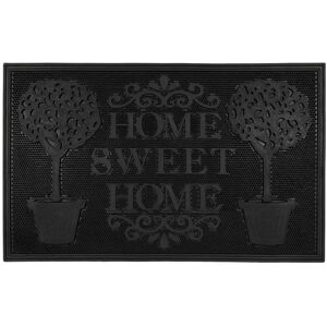 JVL Home Sweet Home Scraper Rubber Pin Doormat, 45x75cm JVL Home Sweet Home Scraper Rubber Pin Doormat, 45x75cm