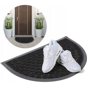 KADAX doormat, semicircular, 60x40cm, anthracite KADAX doormat, semicircular, 60x40cm, anthracite