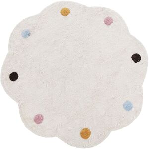 Beliani Kids Cotton Round Rug - 120cm Playmat for Children Beliani Kids Cotton Round Rug - 120cm Playmat for Children
