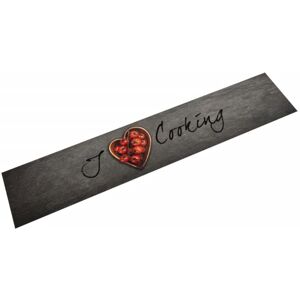 Kitchen Rug Washable Cooking Text 60x300 cm Velvet vidaXL Kitchen Rug Washable Cooking Text 60x300 cm Velvet vidaXL