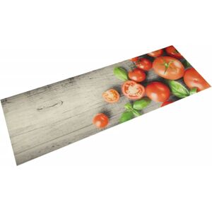 Kitchen Rug Washable Tomatoes 60x180 cm Velvet Vidaxl Kitchen Rug Washable Tomatoes 60x180 cm Velvet Vidaxl