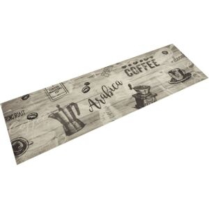 Kitchen Rug Washable Coffee Grey 45x150 cm Velvet Vidaxl Kitchen Rug Washable Coffee Grey 45x150 cm Velvet Vidaxl