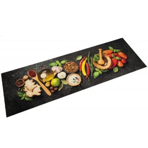 Kitchen Rug Washable Spices 60x180 cm Velvet Vidaxl Kitchen Rug Washable Spices 60x180 cm Velvet Vidaxl
