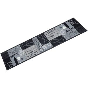 Kitchen Rug Washable Wine Grey 60x300 cm Velvet Vidaxl Kitchen Rug Washable Wine Grey 60x300 cm Velvet Vidaxl