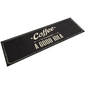 Kitchen Rug Washable Coffee Text 45x150 cm Velvet Vidaxl Kitchen Rug Washable Coffee Text 45x150 cm Velvet Vidaxl