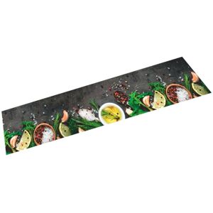 Kitchen Rug Washable Spices 60x300 cm Velvet Vidaxl Kitchen Rug Washable Spices 60x300 cm Velvet Vidaxl