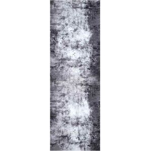 Kitchen Rug Grey 180 x 60 cm Velvet vidaXL Kitchen Rug Grey 180 x 60 cm Velvet vidaXL