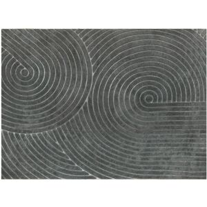 Marlow Floor Rug Carpet Washable Polyester Non Slip Bedroom Living Room Grey 120x160cm Marlow Floor Rug Carpet Washable Polyester Non Slip Bedroom Living Room Grey 120x160cm