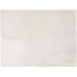 Marlow Floor Rug Carpet Washable Polyester Non Slip Bedroom Living Room Beige 120x160cm Marlow Floor Rug Carpet Washable Polyester Non Slip Bedroom Living Room Beige 120x160cm