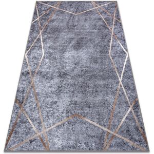 RugsX MIRO 51233.809 washing carpet Geometric anti-slip - grey 160x220 cm RugsX MIRO 51233.809 washing carpet Geometric anti-slip - grey 160x220 cm