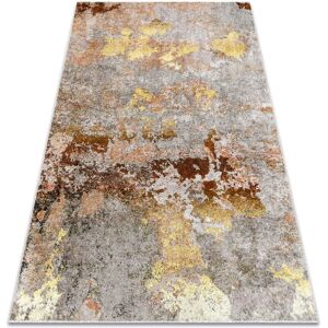 RugsX MIRO 51463.802 grey / gold washable rug - Abstract - Rug RugsX MIRO 51463.802 grey / gold washable rug - Abstract - Rug