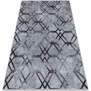 RugsX MIRO 51805.803 washable geometric anti-slip grey 80x150 cm - Rug RugsX MIRO 51805.803 washable geometric anti-slip grey 80x150 cm - Rug