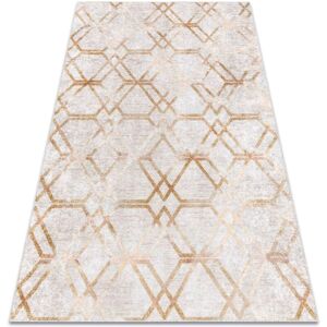RugsX MIRO 51805.804 Geometric Anti-slip Carpet - Gold RugsX MIRO 51805.804 Geometric Anti-slip Carpet - Gold