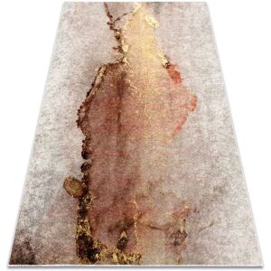 RugsX MIRO 52101.801 washing carpet Abstraction anti-slip - beige / gold - Rug RugsX MIRO 52101.801 washing carpet Abstraction anti-slip - beige / gold - Rug
