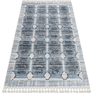 BELLE Beige/Blue Modern Carpet - 8mm Thick, 200x290cm BELLE Beige/Blue Modern Carpet - 8mm Thick, 200x290cm