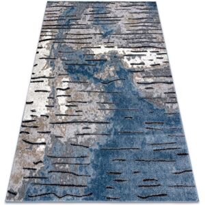 Rugsx - Modern carpet cozy 8876 Rio - structural two levels of fleece blue blue 120x170 cm Rugsx - Modern carpet cozy 8876 Rio - structural two levels of fleece blue blue 120x170 cm