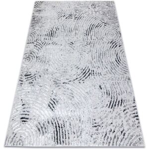 RugsX - Modern MEFE carpet 8725 Circles Fingerprint - Structural grey - RugsX - Modern MEFE carpet 8725 Circles Fingerprint - 140x190 cm - Carpet RugsX - Modern MEFE carpet 8725 Circles Fingerprint - Structural grey - RugsX - Modern MEFE carpet 8725 Circles Fingerprint - 140x190 cm - Carpet
