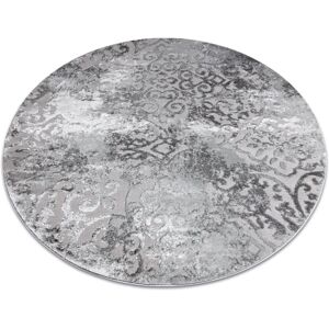 Dywany Łuszczów MEFE Grey Circular Rug - Modern, 160cm Dywany Łuszczów MEFE Grey Circular Rug - Modern, 160cm