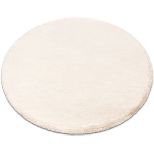RugsX Modern Beige Round Thick Plush Carpet - 120cm RugsX Modern Beige Round Thick Plush Carpet - 120cm
