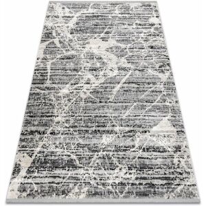 Rugsx - Modern carpet tuls structural, fringe 51322 Marble grey / ivory grey 160x220 cm Rugsx - Modern carpet tuls structural, fringe 51322 Marble grey / ivory grey 160x220 cm