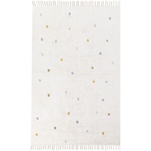Beliani Cotton Kids Rug - Off-white Dots Rectangular Rug Beliani Cotton Kids Rug - Off-white Dots Rectangular Rug