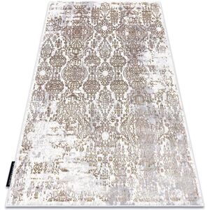 Rugsx - Modern de luxe carpet 2081 ornament vintage - structural gold / cream yellow 160x220 cm Rugsx - Modern de luxe carpet 2081 ornament vintage - structural gold / cream yellow 160x220 cm