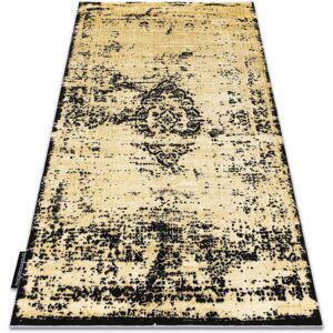 Rugsx - Modern de luxe carpet 2083 ornament vintage - structural gold / grey yellow 160x220 cm Rugsx - Modern de luxe carpet 2083 ornament vintage - structural gold / grey yellow 160x220 cm