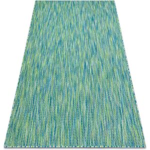 FISY Melange Blue Flat Woven Carpets - Carpet FISY Melange Blue Flat Woven Carpets - Carpet