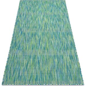 FISY Blue Stripes Flat Woven Rug - Carpet FISY Blue Stripes Flat Woven Rug - Carpet