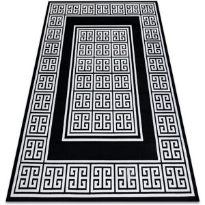 Dywany Łuszczów GLOSS Carpet - Black / Ivory - Modern Geometric Rug Dywany Łuszczów GLOSS Carpet - Black / Ivory - Modern Geometric Rug