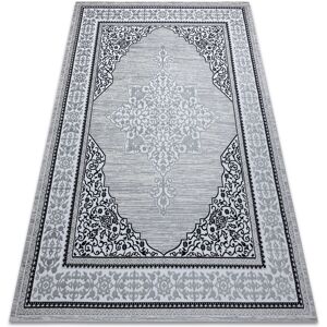 Rugsx - Modern gloss Carpet 8490 52 Ornament, stylish, frame ivory / grey beige 200x290 cm Rugsx - Modern gloss Carpet 8490 52 Ornament, stylish, frame ivory / grey beige 200x290 cm