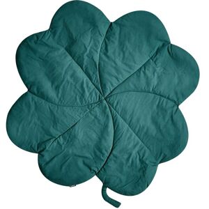 Beliani - Modern Kids Playmat Clover Shaped Quilted Cotton Cover 110 x 110 cm Nursery Accessory Green Acadine Beliani - Modern Kids Playmat Clover Shaped Quilted Cotton Cover 110 x 110 cm Nursery Accessory Green Acadine