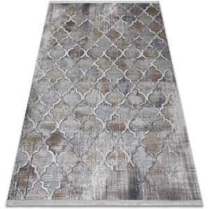 RugsX LUCE 75 modern vintage carpet - grey/mustard - Carpet RugsX LUCE 75 modern vintage carpet - grey/mustard - Carpet