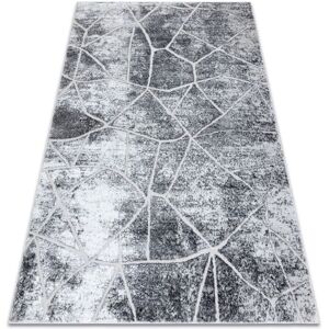 RugsX Modern Marble Grey Carpet - 2783 - 2 Levels of Fleece - 180x270 cm RugsX Modern Marble Grey Carpet - 2783 - 2 Levels of Fleece - 180x270 cm