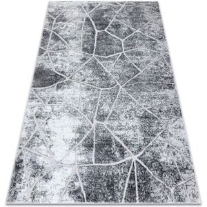 Rugsx - Modern mefe carpet 2783 Marble - structural two levels of fleece grey grey 240x330 cm Rugsx - Modern mefe carpet 2783 Marble - structural two levels of fleece grey grey 240x330 cm