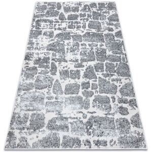 Dywany Łuszczów Modern MEFE carpet - Paving brick - structural two levels of fleece dark grey 240x330 cm Dywany Łuszczów Modern MEFE carpet - Paving brick - structural two levels of fleece dark grey 240x330 cm