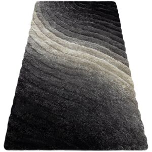 Dywany Łuszczów Modern shaggy carpet FLIM 006-B1 Waves - structural grey - Carpet Dywany Łuszczów Modern shaggy carpet FLIM 006-B1 Waves - structural grey - Carpet