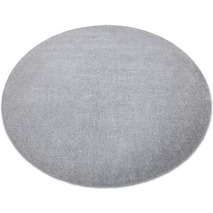 Rugsx - Modern washing carpet latio 71351060 circle silver grey round 160 cm Rugsx - Modern washing carpet latio 71351060 circle silver grey round 160 cm