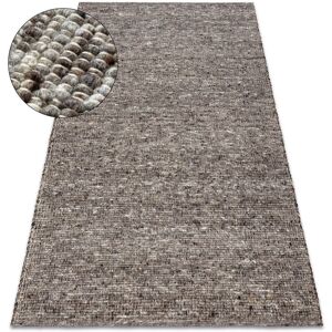 RugsX NEPAL 2100 stone grey wool rug - Double-sided, natural, 140x190cm RugsX NEPAL 2100 stone grey wool rug - Double-sided, natural, 140x190cm