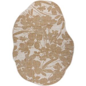 RUGSX ORGANIC 2735 sisal carpet Flowers ecru / natural – modern irregular shape beige 160x220 cm RUGSX ORGANIC 2735 sisal carpet Flowers ecru / natural – modern irregular shape beige 160x220 cm