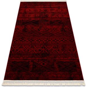 RugsX ORIENT 4722 Burgundy / Black Carpet - Oriental, Fringes RugsX ORIENT 4722 Burgundy / Black Carpet - Oriental, Fringes