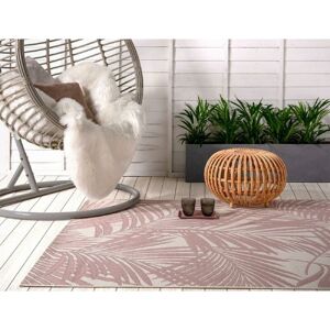 Asiatic - Patio Palm Botanical Leaf Flatweave Kitchen Indoor Garden Outdoor Rug Pink Beige X-Large Carpet Floor Mat 200 x 290 cm (6'7'x9'6') Asiatic - Patio Palm Botanical Leaf Flatweave Kitchen Indoor Garden Outdoor Rug Pink Beige X-Large Carpet Floor Mat 200 x 290 cm (6'7'x9'6')