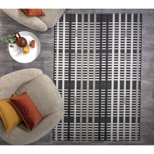 Asiatic - Patio Modern Black Grid Geometric Kitchen Indoor Garden Outdoor Rug Floor Mat Large 160 x 230 cm (5'3'x7'7') Asiatic - Patio Modern Black Grid Geometric Kitchen Indoor Garden Outdoor Rug Floor Mat Large 160 x 230 cm (5'3'x7'7')
