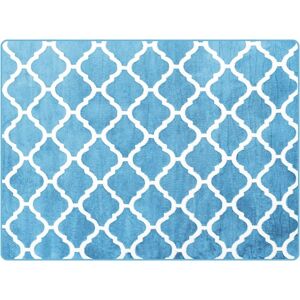 REA Plush carpet clover blue 1.201.70 REA Plush carpet clover blue 1.201.70