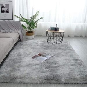 Memkey - Plush Shaggy Rug, Silky Smooth Fur Rug, Non-Slip Play Mat, Modern Plush Indoor Rug, Fluffy Plush Carpet (Light Grey, 80 x 160 cm) Memkey - Plush Shaggy Rug, Silky Smooth Fur Rug, Non-Slip Play Mat, Modern Plush Indoor Rug, Fluffy Plush Carpet (Light Grey, 80 x 160 cm)
