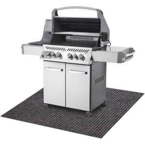 Rugsx - Protective grill mat gin 1206 for the terrace, outdoor - light brown brown 80x200 cm Rugsx - Protective grill mat gin 1206 for the terrace, outdoor - light brown brown 80x200 cm