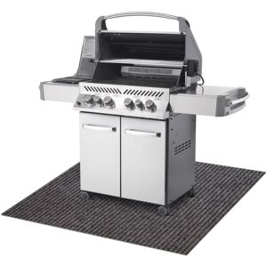 RUGSX Protective grill mat GIN 1206 for the terrace, outdoor - light brown brown 120x180 cm RUGSX Protective grill mat GIN 1206 for the terrace, outdoor - light brown brown 120x180 cm