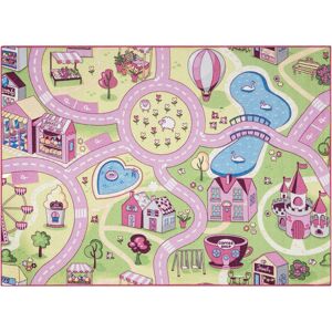 REBEL ROADS CARPET Sweet town 26 Sweets - Non-slip Childrens Rug REBEL ROADS CARPET Sweet town 26 Sweets - Non-slip Childrens Rug