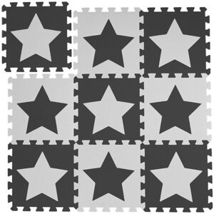 Relaxdays - 36-Piece Jigsaw Playmat, eva, Non-Toxic, Interlocking Foam Mats, Soft Play, Indoor, 3.2 m², White/Grey Relaxdays - 36-Piece Jigsaw Playmat, eva, Non-Toxic, Interlocking Foam Mats, Soft Play, Indoor, 3.2 m², White/Grey